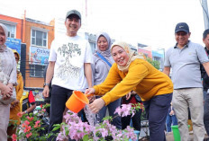 RD Gagas, Bunga Bougenville Percantik Median Lintasan LRT