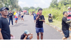 Turnamen Layangan Kemerdekaan Radar Palembang Sukses di Festival Panjat Pinang Sumatera Ekspres