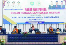 Bupati OKU Selatan Pimpin Sidang Paripurna Istimewa HUT OKUS Ke-20 Tahun