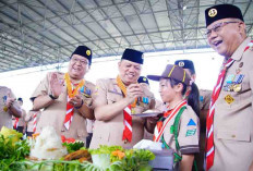 Rayakan Hari Pramuka, Kamabicab Muba H Sandi Buka lomba Kuliner Nusantara 