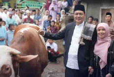 Balek Doson, Bupati Pimpin Salat dan Rayakan Idul Adha di Desa Banuayu