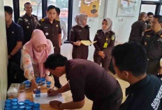 Puluhan Pegawai Kejari Muba Tes Urine