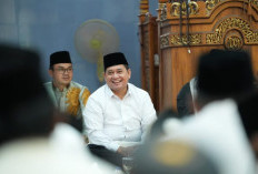 Safari Ramadan di Desa Majatra , Bupati Banyuasin Komitmen Bangun Infrastruktur Jalan dan Jembatan