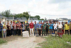 Dandim 0402/OKI Ground Breaking Masjid Ar-Rahman di Jua Jua