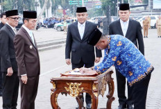 Wali Kota Palembang Lantik 1.560 PPPK Tahap II dan CPNS IPDN, Tegaskan Tak Ada Lagi Perbedaan Seragam ASN