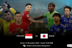  Head to Head Indonesia vs Jepang, 15 Kali Bertemu, Menang 5 kali, kalah 8 Kali, Seri 2 Kali