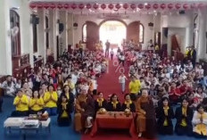 Gelar Ritual Children Blessing,  Puluhan Anak Sambut Hari Trisuci Waisak di Palembang