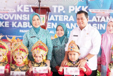 Feby Herman Pantau Pelaksanaan 10 Program Pokok PKK Banyuasin