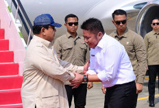 Gubernur Herman Deru Dampingi  Presiden  Prabowo 