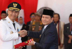 Pj Bupati Muara Enim Hengky Putrawan Resmi Dilantik