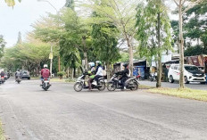 Pembatas Jalan Pengeran Ratu Jakabaring Banyak Hilang