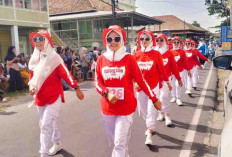 Lomba Gerak Jalan antar Instansi Ramaikan HUT RI di OKI