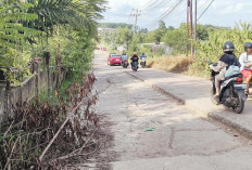 Lebih Kurang 50 Meter Jalan Lebong Permai Rusak Turun Sebagian