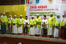 Zikir Akbar Thoriqoh Naqsyabandiyah: 950 Peserta Doakan Kedamaian Palembang dan Ogan Ilir