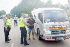 Polres Prabumulih Razia Pengendara Bandel