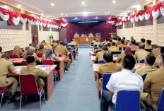 Pj Bupati Pimpin Rapat Evaluasi Kinerja Pemkab Empat Lawang