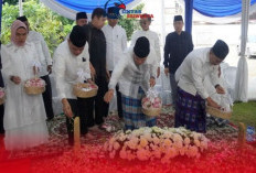 Ketua DPW PAN Joncik Muhmammad Dampingi Zulhas dan Hatta Rajasa Tahlilan Haji Halim