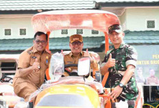 Pj Bupati Banyuasin Serahkan 42 Unit TR4 dari Kementan