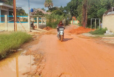 Jalan Gogokan Kito Menjadi Licin
