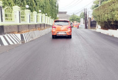 Jalan Belakang Kantor Gubernur Sumsel Mulus