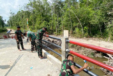 Pembangunan Jembatan ARMCO Desa Soak Baru Muba Tuntas 100% Akses Warga Semakin Lancar