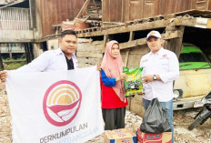 Rumah Warga Roboh Diterjang Angin Ribut, PGK Sumsel Hadir Berikan Bantuan