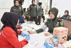 Kowad Kodam II/Sriwijaya Gelar Donor Darah