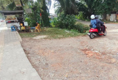 Akses Jalan Tembus Irigasi Ujung ke Soekarno Hatta Rusak Bergelombang