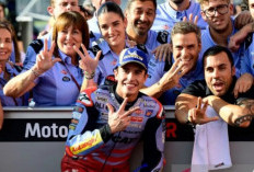 Pembalap Gresini Racing Federal Oil Marc Marquez