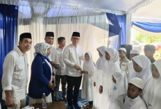 Doa Bersama Serentak,  DPW PAN Sumsel Santuni Ratusan Anak Yatim 