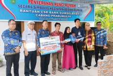 Sekda Prabumulih Resmikan Bedah Rumah CSR Bank Sumsel Babel