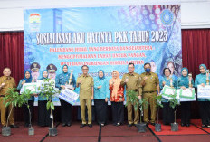  Sosialisasi Aku Hatinya PKK,   Ratu Dewa Ajak ASN Tanam  Sayur dan Ternak Ikan di Rumah