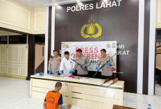Polres Lahat Sita Dua Pucuk Senpi Rakitan