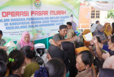 Tekan Laju Inflasi, Kembali Gelorakan Pasar Murah di Tanjung Agung