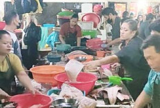 Pusat Ikan Giling Segar di Pasar Buah Sayangan Ramai Pembeli