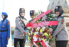 Sambut Hari Jadi Polwan, Ziarah  ke Makam Pahlawan Pelaksanaan