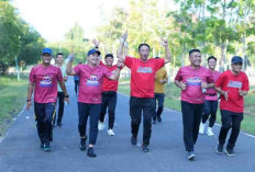 Bhayangkara Banyuasin Fun Run 2026 Sukses Sedot Antusiasme Ratusan Pelari