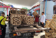 Warga Binaan, Lapas Sekayu, Buat Keranjang Sawit