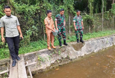 Dandim 0405 Lahat Tinjau Desa Lubuk Tampang 