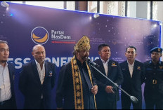 Ketua Umum DPP Nasdem Surya Paloh Lantik Pengurus DPW NasDem Sumsel