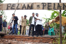 Sat Set, Muchendi Cek Langsung Jembatan Rusak di Desa Kandis