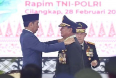 Prabowo Terima Kenaikan Pangkat dari Presiden Jokowi