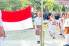 SMPN 5 Tampilkan Akrobatik Meriahkan Hardiknas 2025