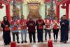Dian Pelangi Lestarikan Busana  Blongsok Songket  Palembang
