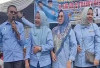 Kampanye, Cawako Prabumulih Arlan Gadeng 4 Isteri di Panggung 