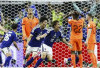 Samurai Biru Lolos dari Kekalahan