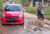 Jalan Gogokan Kito Mulai Rusak Banyak Lubang Besar
