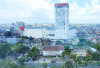 Keindahan Kota Palembang dari Ketinggian Menara Bank Mandiri