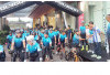 Gowes (SES4K) ISIS Palembang dan Bank Mandiri di Ikuti 300 Peserta, Ada dari Mancanegara Asal Malaysia
