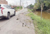 Nyaris Amblas jalan di Lorong Permata Lubuk Bakung
